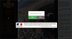 Desktop Screenshot of champagne-thierry-fournier.com